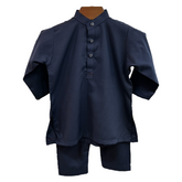 Midnight Blue Kurta Shalwar Set